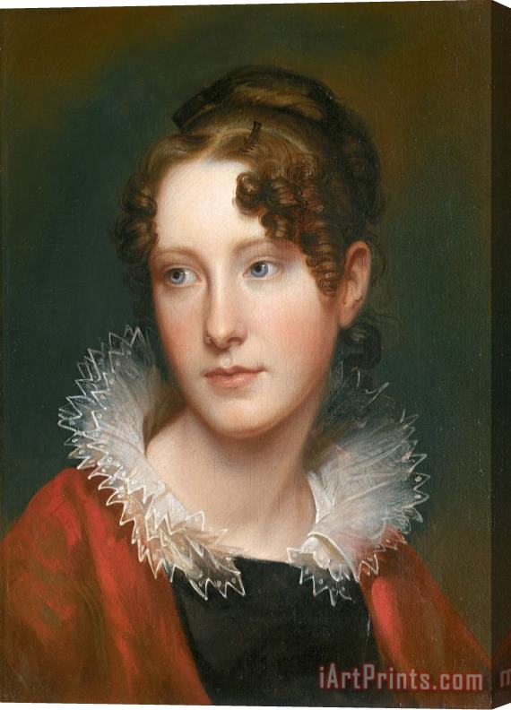 Rembrandt Peale Portrait of Rosalba Peale Stretched Canvas Painting / Canvas Art