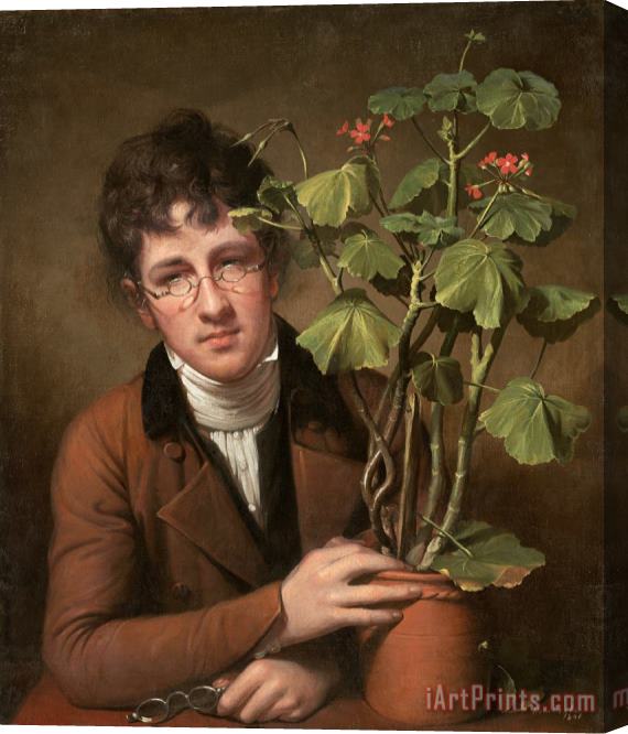 Rembrandt Peale Rubens Peale with a Geranium Stretched Canvas Painting / Canvas Art