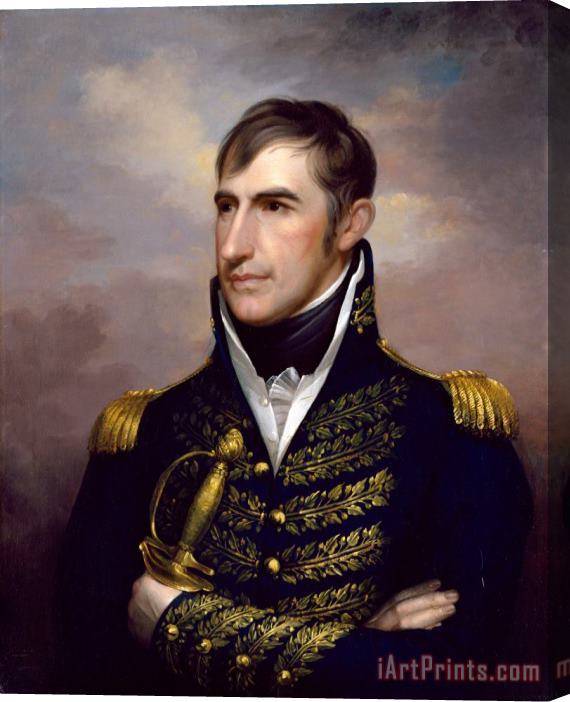 Rembrandt Peale William Henry Harrison Stretched Canvas Print / Canvas Art