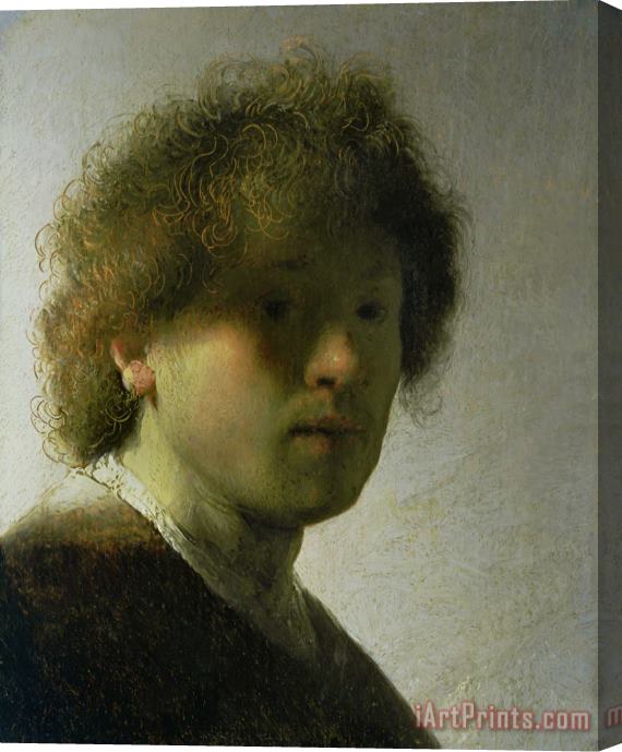Rembrandt Self Portrait as a Young Man Stretched Canvas Painting / Canvas Art