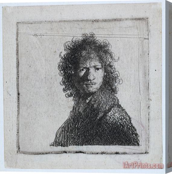 Rembrandt Self Portrait, Frowning Stretched Canvas Painting / Canvas Art