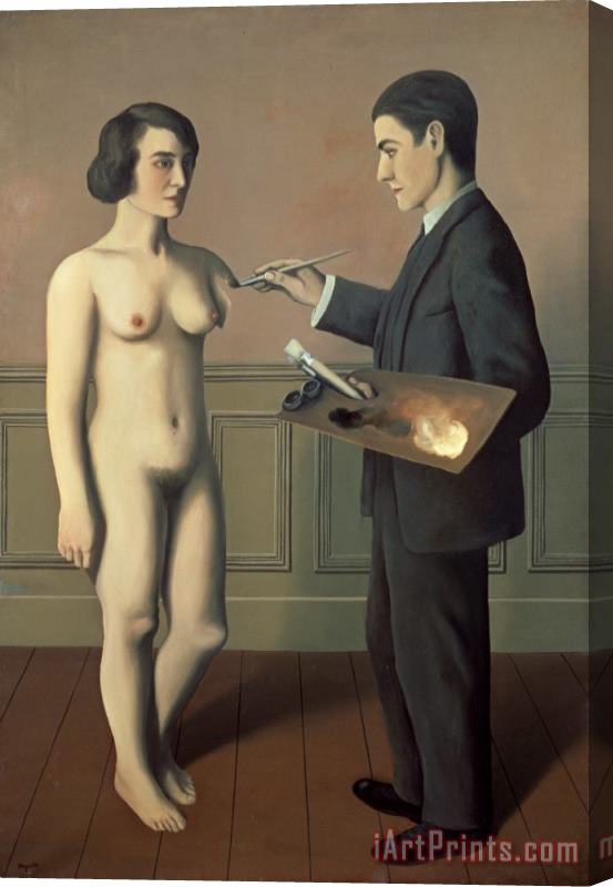 rene magritte Attempting The Impossible 1928 Stretched Canvas Print / Canvas Art