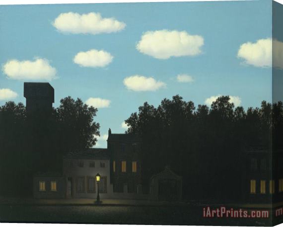 rene magritte Empire of Light II 1950 Stretched Canvas Painting / Canvas Art