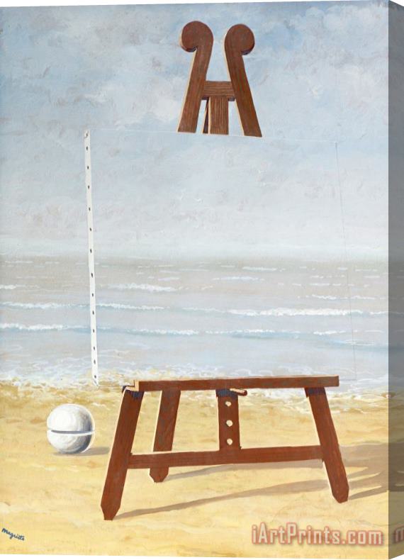 rene magritte La Belle Captive Stretched Canvas Print / Canvas Art