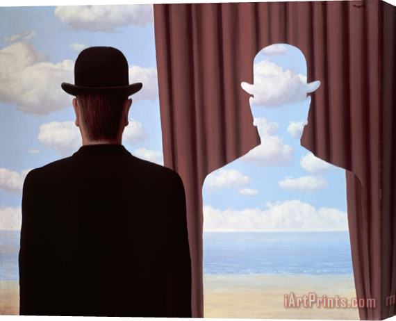 rene magritte La Decalcomanie, 1966 Stretched Canvas Painting / Canvas Art