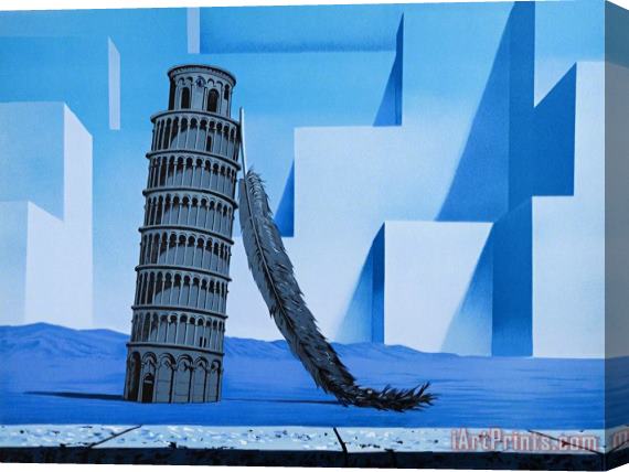 rene magritte La Nuit De Pise (night in Pisa), 2010 Stretched Canvas Print / Canvas Art
