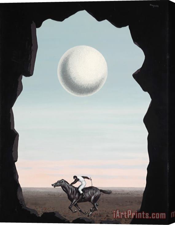 rene magritte Le Jockey Perdu Stretched Canvas Print / Canvas Art