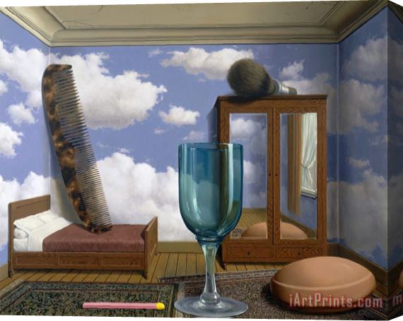 rene magritte Les Valeurs Personnelles Stretched Canvas Painting / Canvas Art