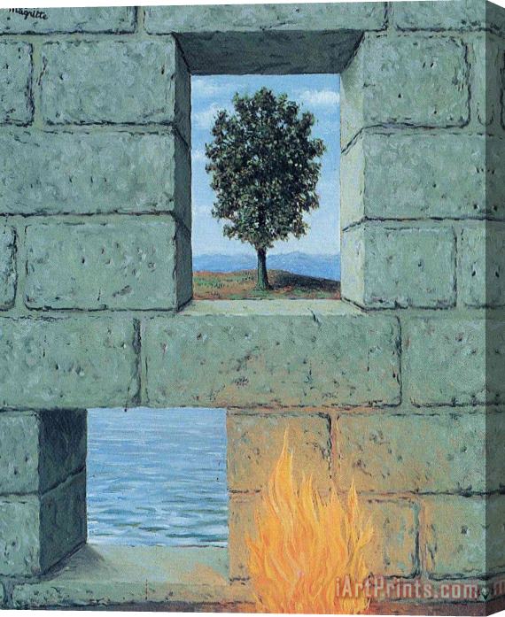 rene magritte Mental Complacency 1950 Stretched Canvas Print / Canvas Art