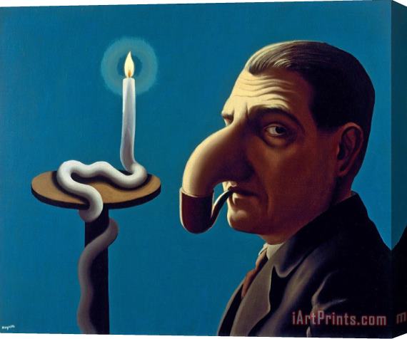 rene magritte Philosopher's Lamp 1936 Stretched Canvas Print / Canvas Art