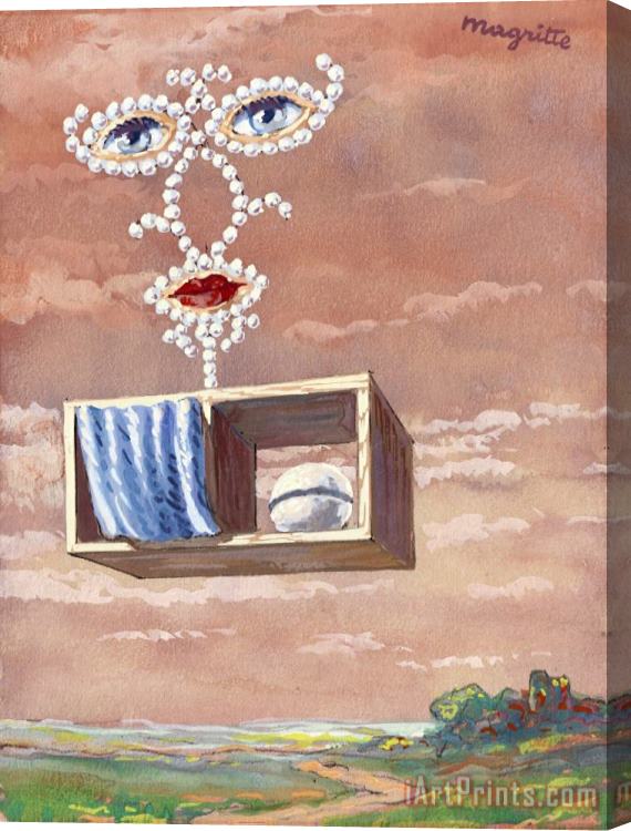 rene magritte Sheherazade Stretched Canvas Print / Canvas Art