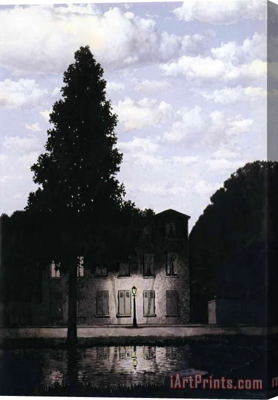 rene magritte The Empire of Lights 1954 Stretched Canvas Print / Canvas Art