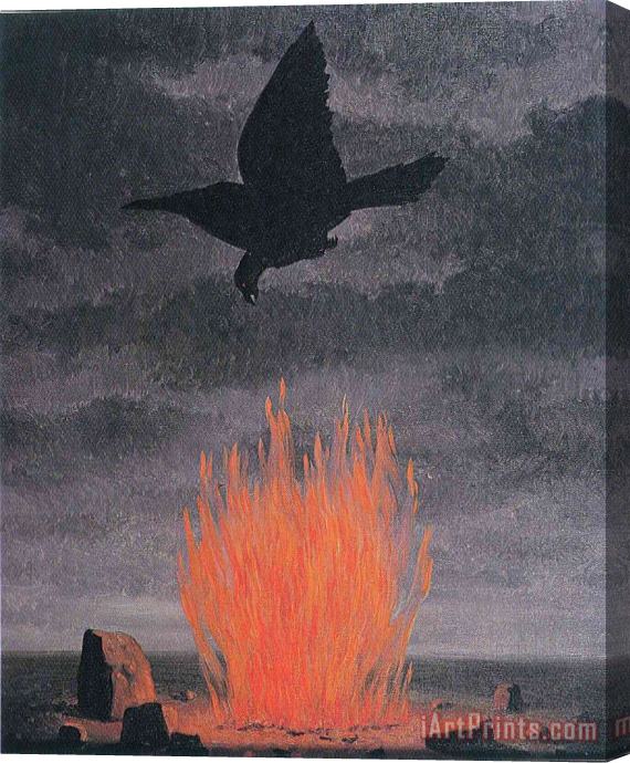 rene magritte The Fanatics 1955 Stretched Canvas Painting / Canvas Art