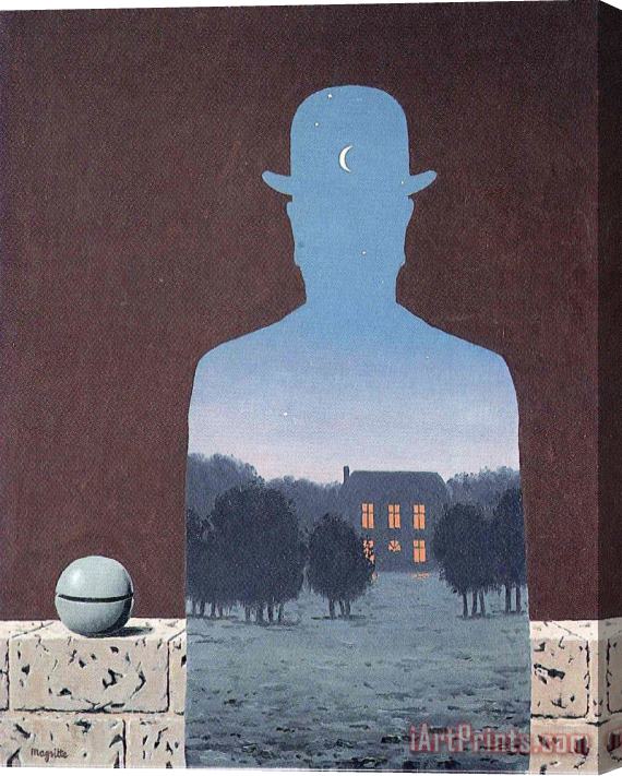 rene magritte The Happy Donor 1966 Stretched Canvas Print / Canvas Art