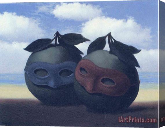 rene magritte The Hesitation Waltz 1950 Stretched Canvas Print / Canvas Art