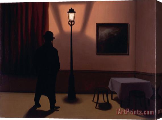 rene magritte The Night Owl 1927 Stretched Canvas Print / Canvas Art