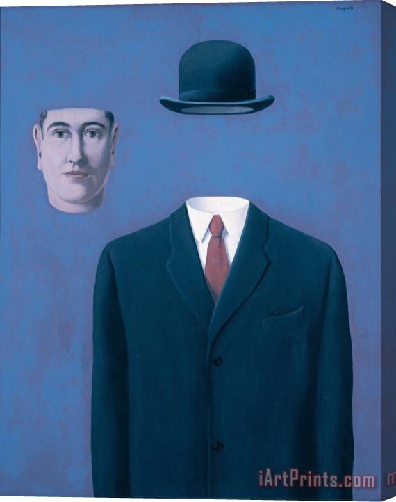 rene magritte The Pilgrim 1966 Stretched Canvas Print / Canvas Art