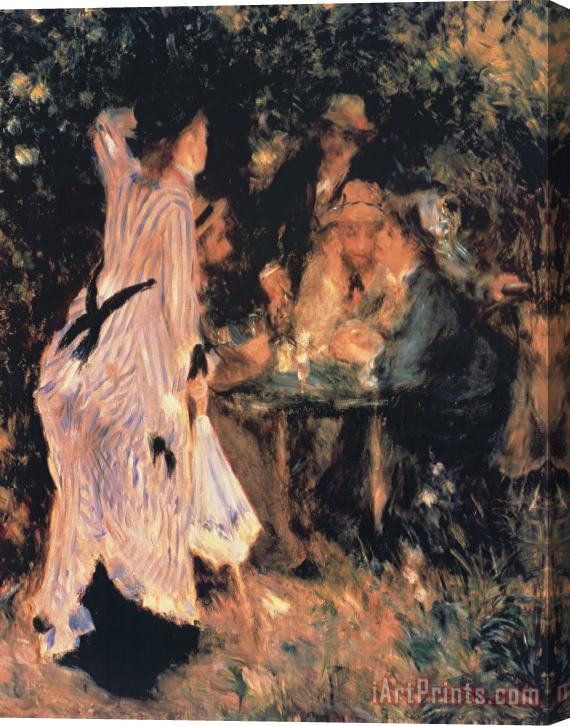 Renoir Au Jardin Du Moulin Stretched Canvas Print / Canvas Art