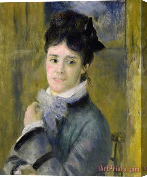 Renoir Portrait of Madame Claude Monet Stretched Canvas Print / Canvas Art