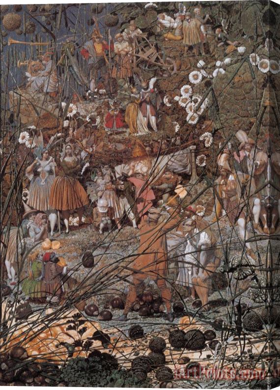 Richard Dadd The Fairy Feller's Masterstroke Stretched Canvas Painting / Canvas Art