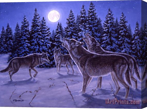 Richard De Wolfe The Howling Stretched Canvas Painting / Canvas Art