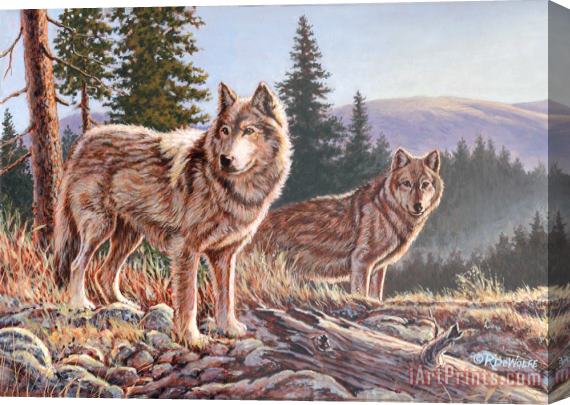 Richard De Wolfe Timber Ridge Stretched Canvas Painting / Canvas Art