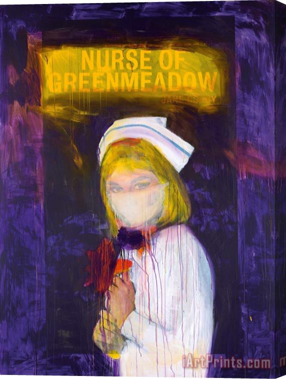 Richard Prince Nurse of Greenmeadow, 2002 Stretched Canvas Print / Canvas Art