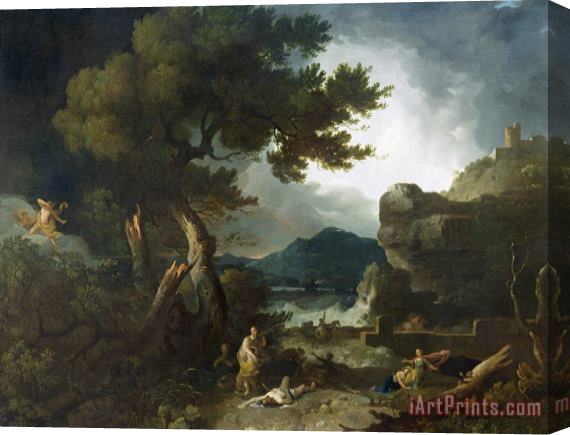 Richard Wilson The Destruction of Niobe's Children Stretched Canvas Painting / Canvas Art