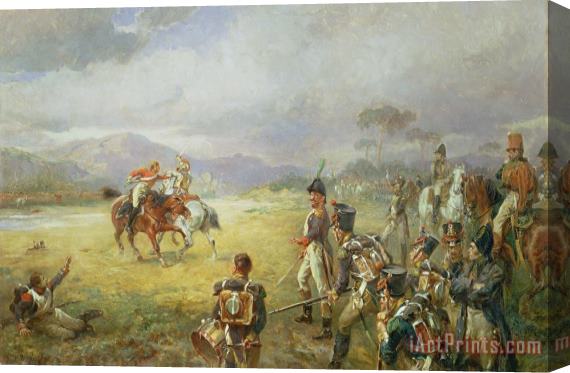 Robert Alexander Hillingford The Duel Fair Play Stretched Canvas Painting / Canvas Art