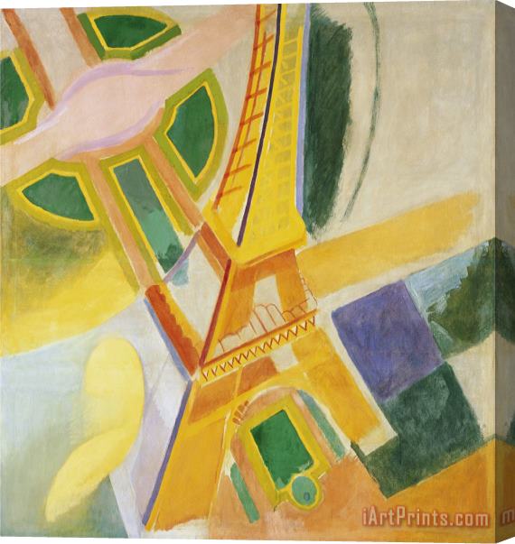 Robert Delaunay Eiffel Tower Stretched Canvas Print / Canvas Art