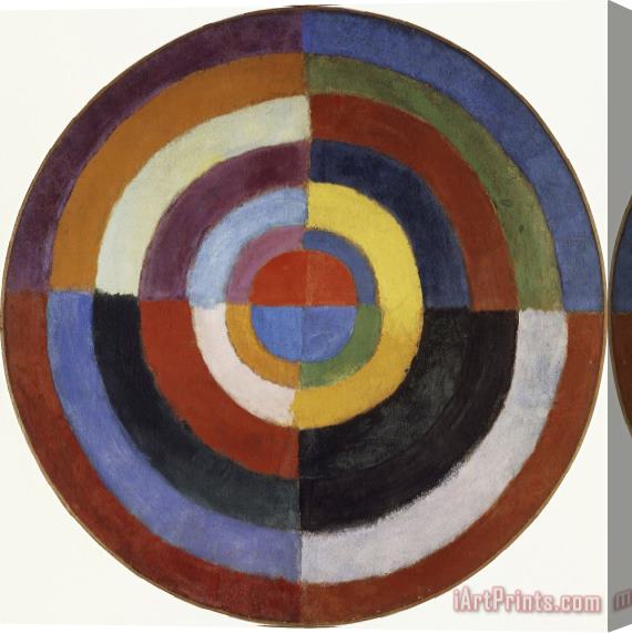 Robert Delaunay First Disc Stretched Canvas Print / Canvas Art