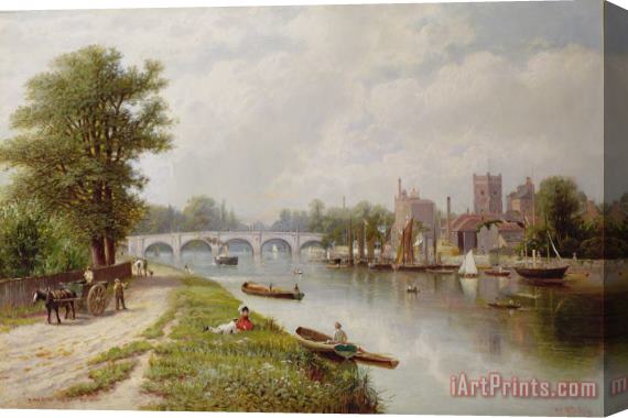 Robert Finlay McIntyre Kingston On Thames Stretched Canvas Painting / Canvas Art