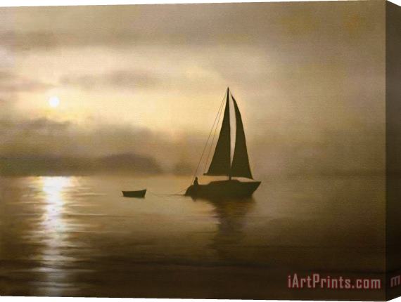 Robert Foster Brass Sail Stretched Canvas Print / Canvas Art