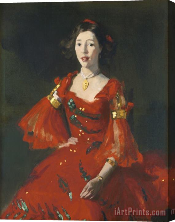 Robert Henri La Madrilenita (the Girl of Madrid) Stretched Canvas Print / Canvas Art