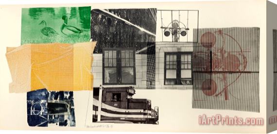 Robert Rauschenberg 5 29 Bay Shore, 1981 Stretched Canvas Painting / Canvas Art