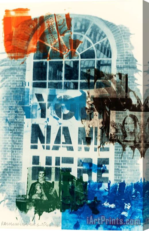 Robert Rauschenberg Blanco (from The Ground Rules Series), 1996 Stretched Canvas Print / Canvas Art