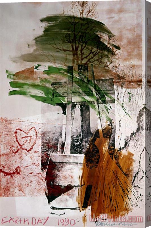 Robert Rauschenberg Earth Day, 1990 Stretched Canvas Print / Canvas Art