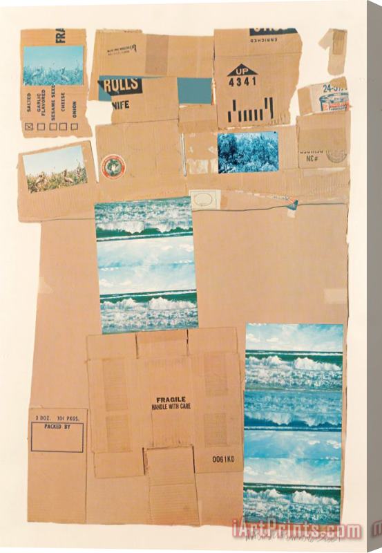 Robert Rauschenberg General Delivery, 1971 Stretched Canvas Print / Canvas Art