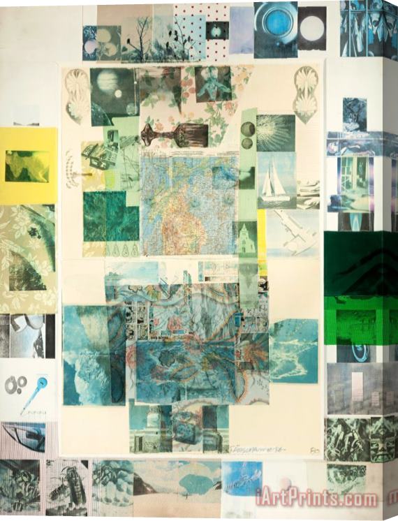 Robert Rauschenberg Rush I (from The Cloister Series), 1980 Stretched Canvas Painting / Canvas Art