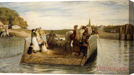 Robert Walker Macbeth The Ferry Stretched Canvas Painting / Canvas Art
