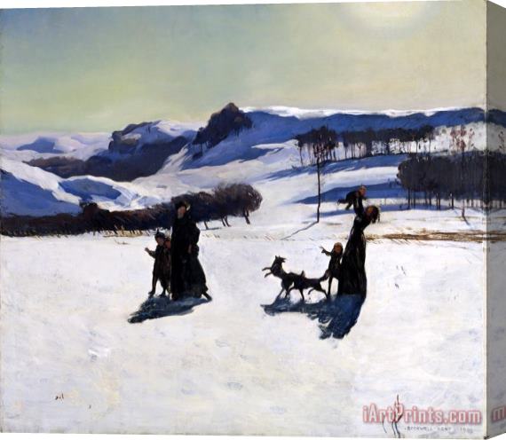 Rockwell Kent Snow Fields (winter in The Berkshires) Stretched Canvas Painting / Canvas Art