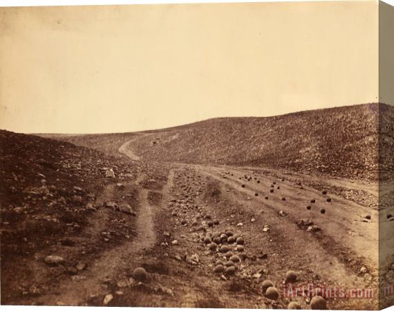 Roger Fenton  Valley of The Shadow of Death Stretched Canvas Print / Canvas Art