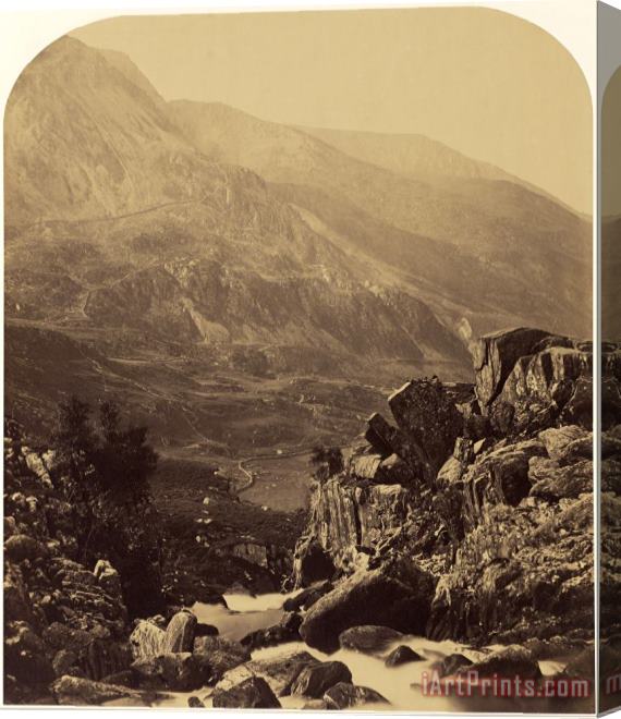 Roger Fenton  View From Ogwen Falls Into Nant Ffrancon Stretched Canvas Painting / Canvas Art