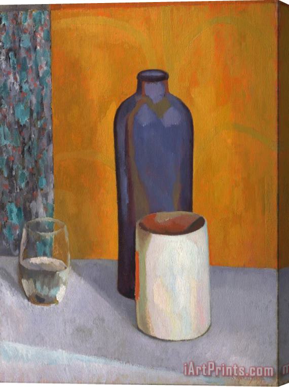 Roger Fry Still Life with Blue Bottle Stretched Canvas Print / Canvas Art