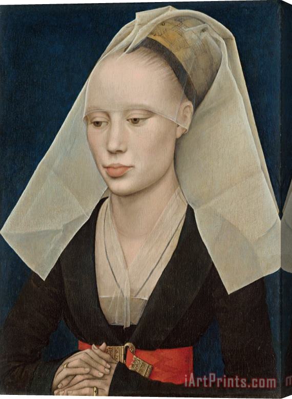Rogier van der Weyden Portrait Of A Lady Stretched Canvas Painting / Canvas Art