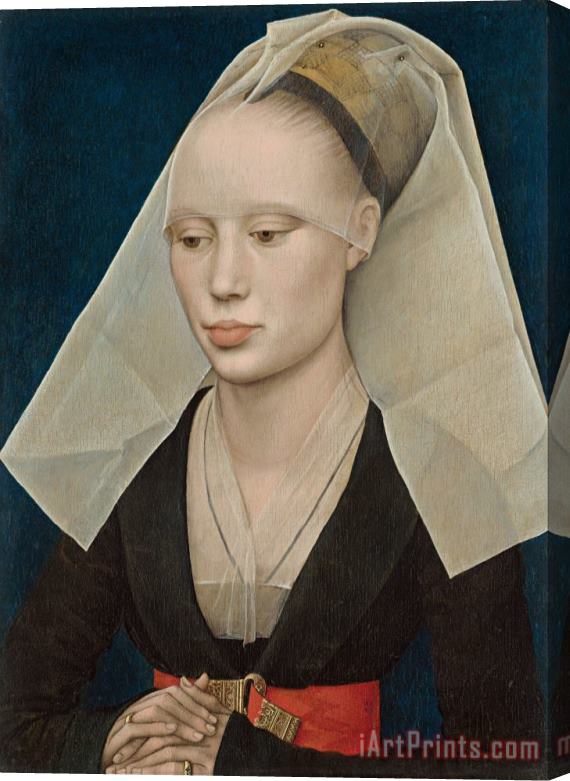 Rogier van der Weyden Portrait Of A Lady Stretched Canvas Print / Canvas Art