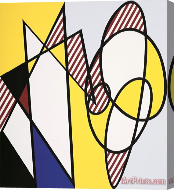 Roy Lichtenstein Best Buddies, 1991 Stretched Canvas Print / Canvas Art