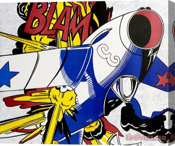 Roy Lichtenstein Blam, 1990 Stretched Canvas Print / Canvas Art