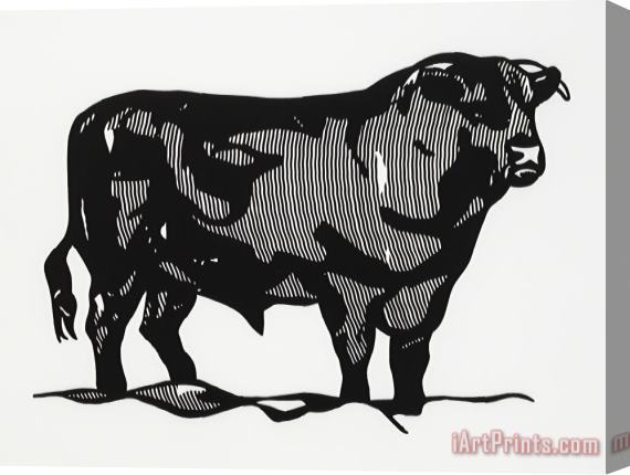 Roy Lichtenstein Bull #1,from Bull Profile Series, 1973 Stretched Canvas Painting / Canvas Art