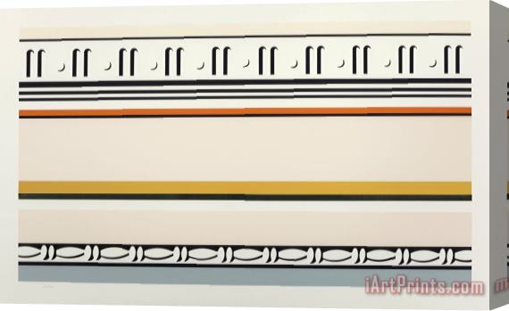 Roy Lichtenstein Entablature VIII (from The Entablature Series), 1976 Stretched Canvas Painting / Canvas Art
